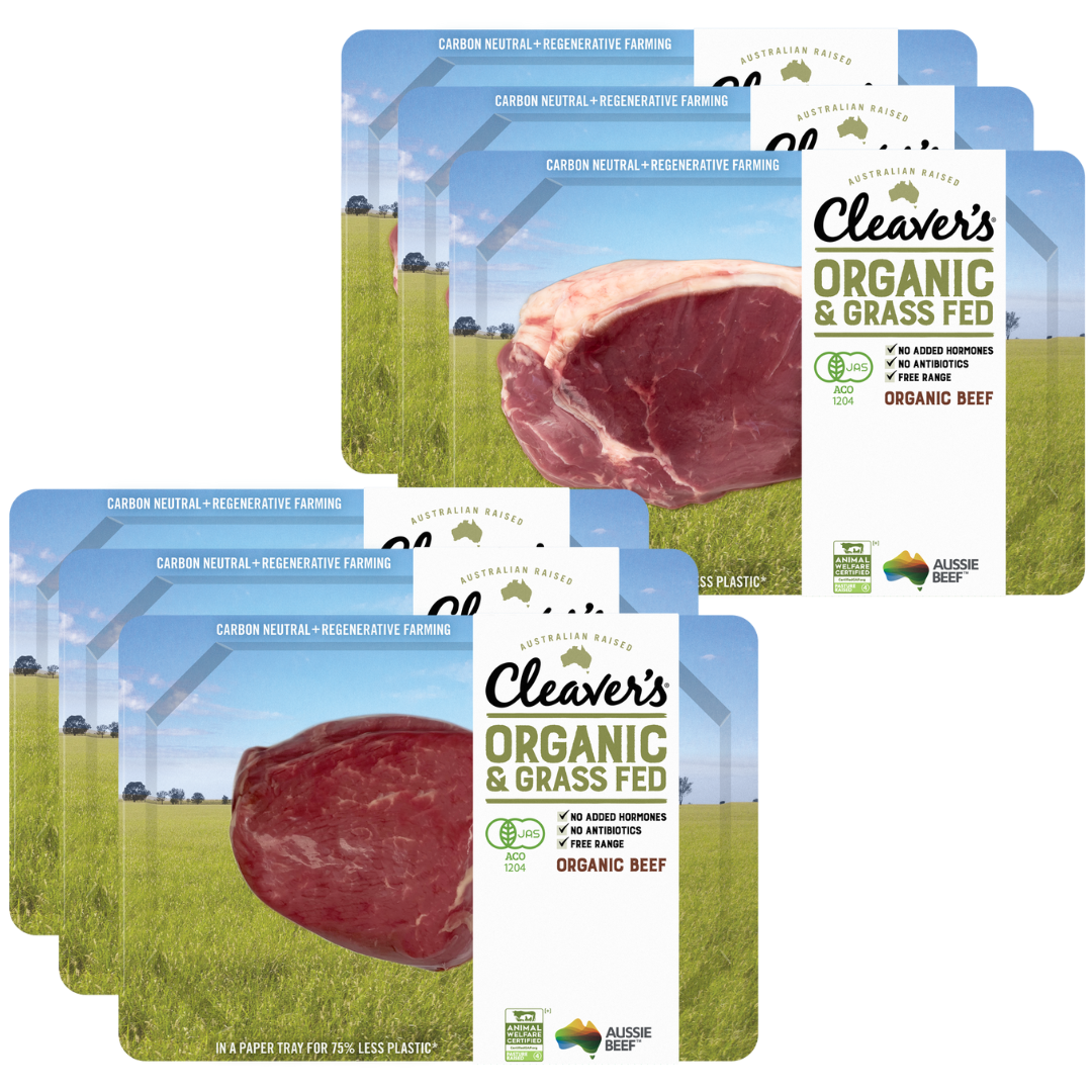 Organic Mix Beef x6 (Tenderloin 200g x3, Sirloin 200gx3)